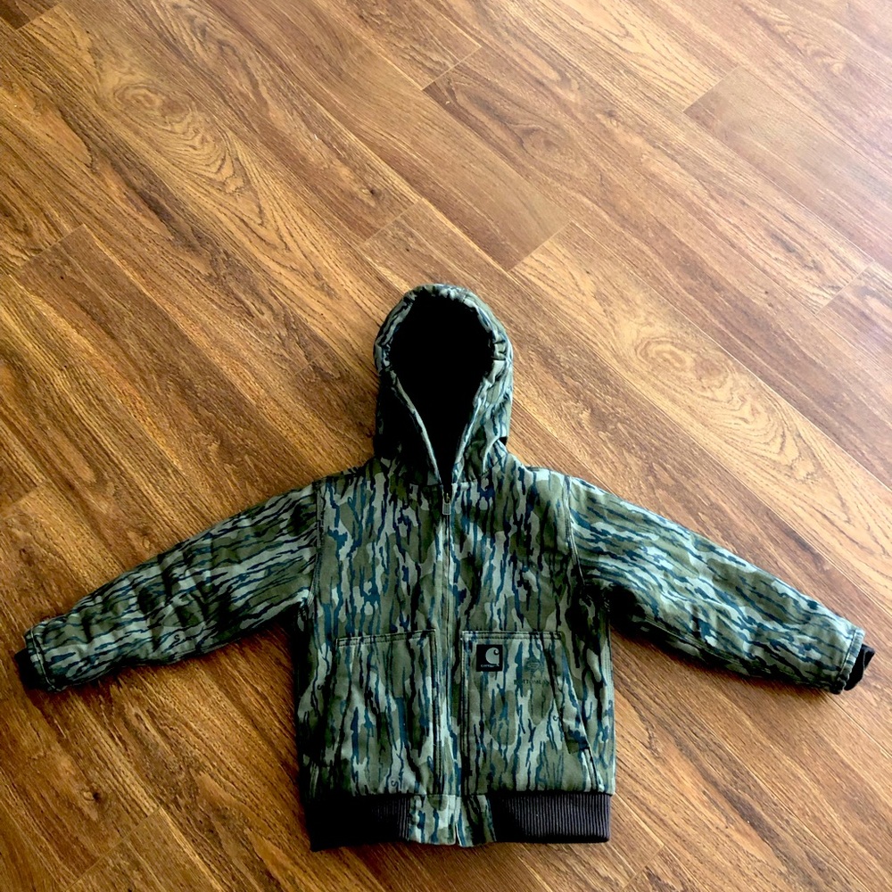 Carhartt kids hooded Camo jacket